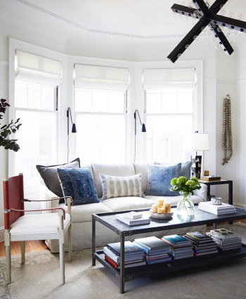 Benjamin Moore Simply White Living Room