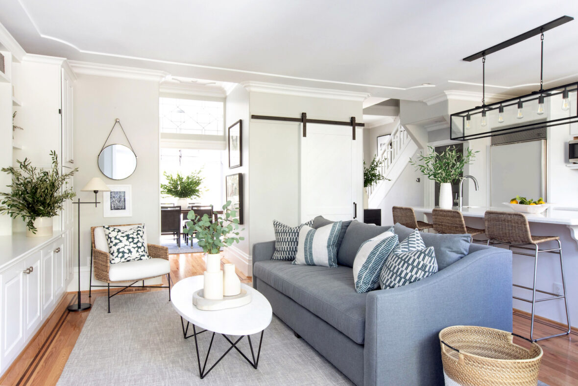 Crystal Palecek Design Sophisticated Family Room