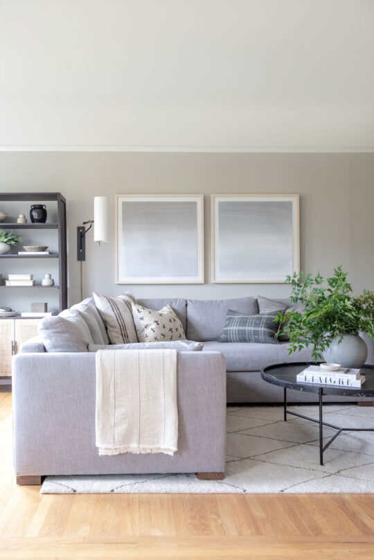 Crystal Palecek Design. Sophisticated Neutral Living Room.